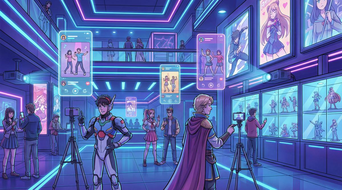 探花二次元cosplay短视频